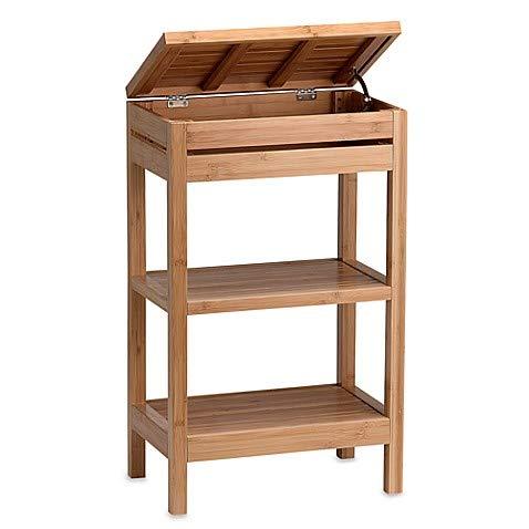 wooden storage shelf stand